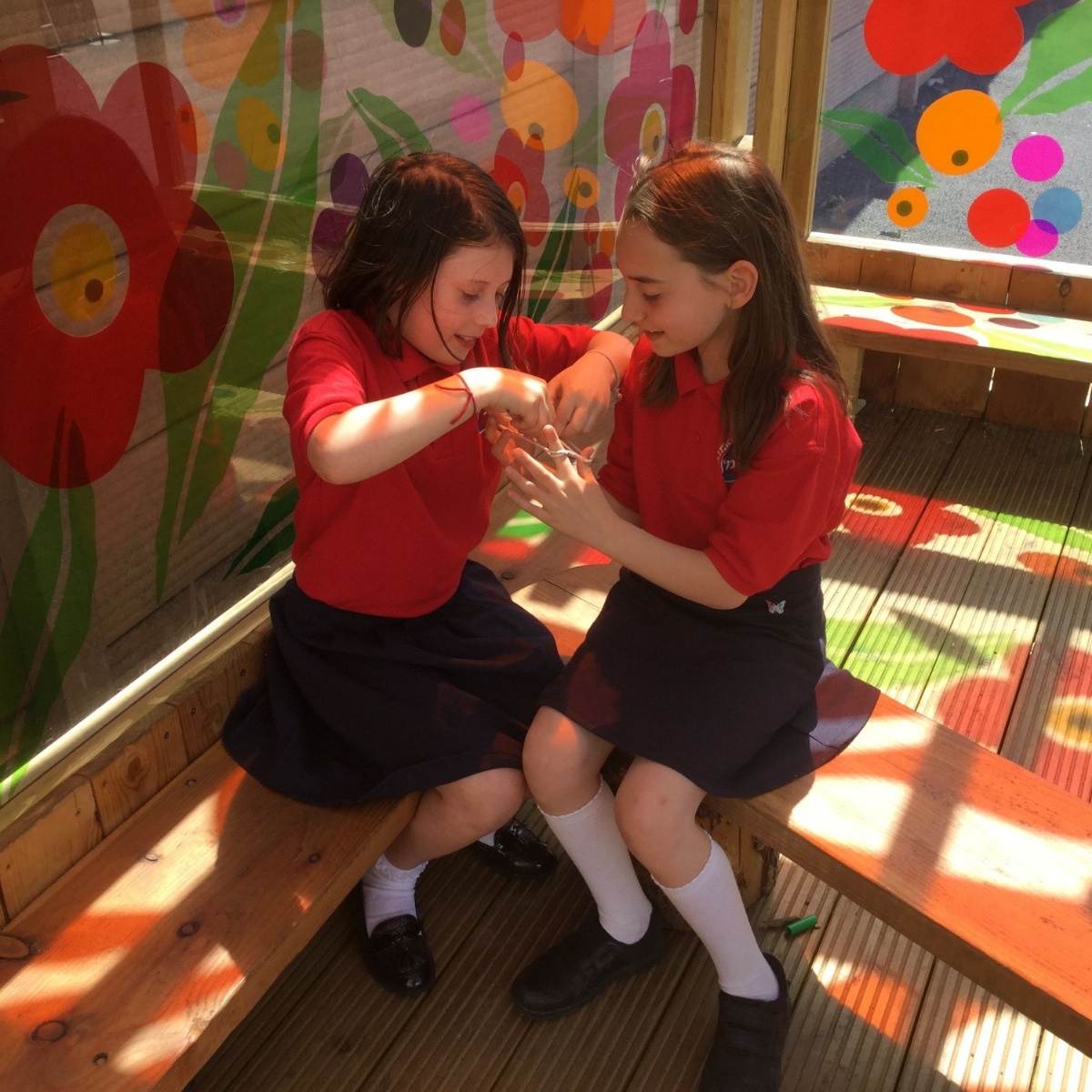 Alma Primary Playground fun Year 4